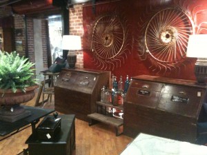 19th Century French Grain / Flour Bins and Early 20th Century French & English Soda Syphons from Fanshawe Blaine