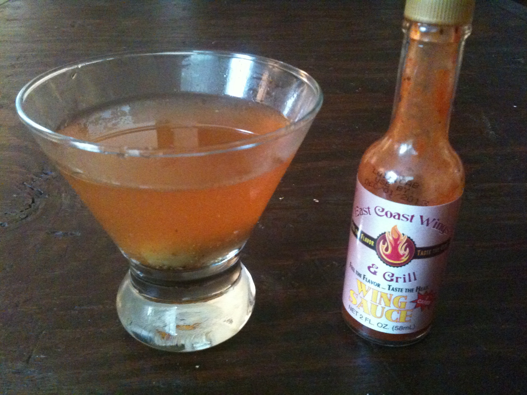 Recipe : East Coast Wings Down and Dirty Martini